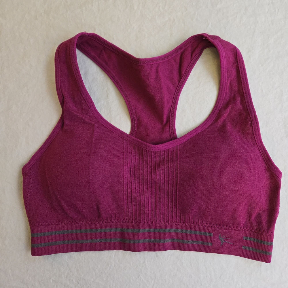 Danskin Vibrant Magenta Racerback Sports Bra EB2